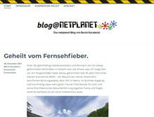 Tablet Screenshot of blog.netplanet.org